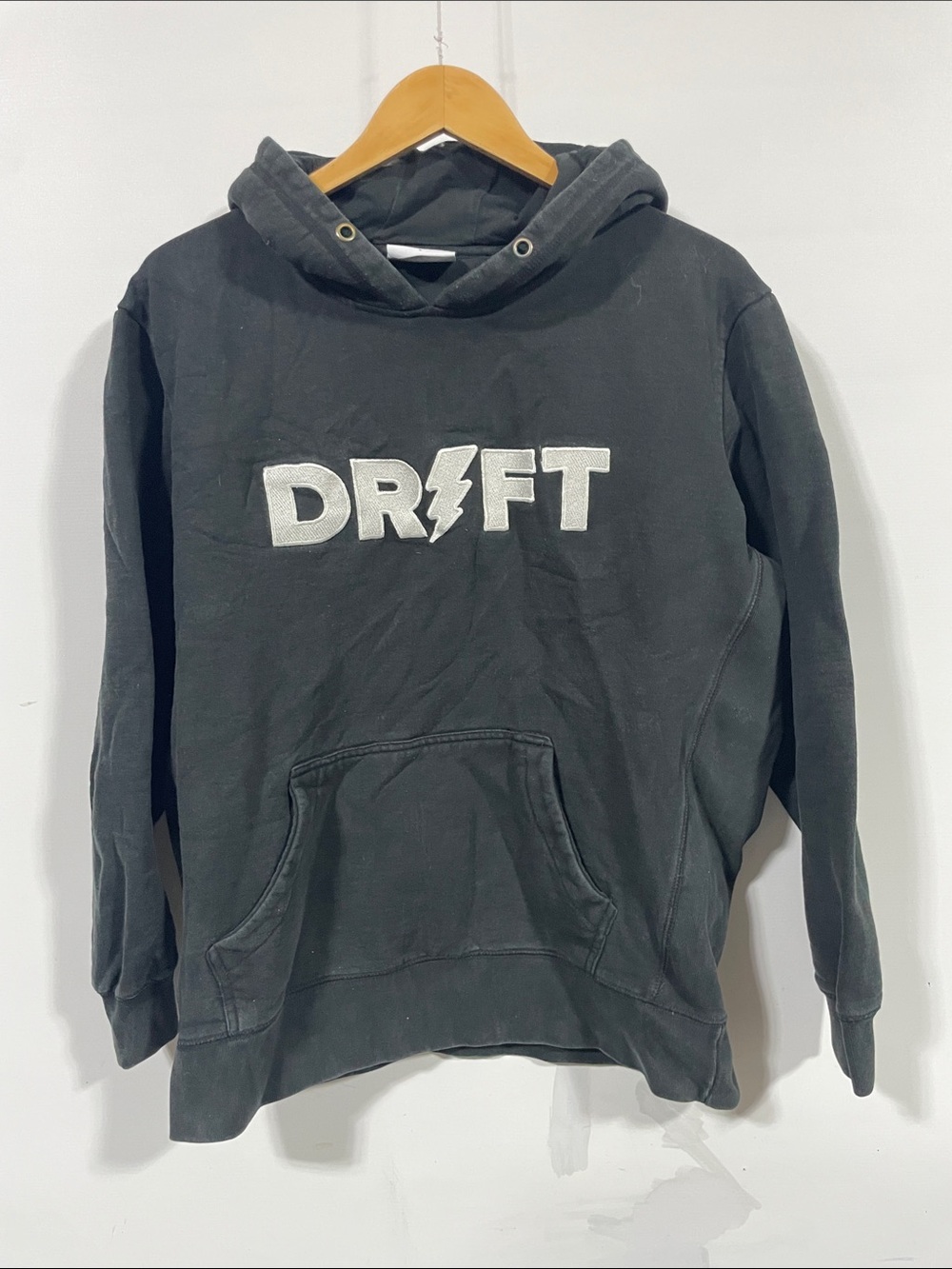 DRFT Black Hoodie - Men's Large